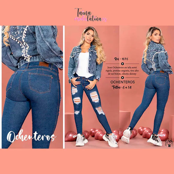 Pantalon Colombiano Levanta Cola Xixmo REF-X1076 - TAINAMODALATINA.ES