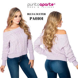 Sueter o Buso Colombiano Punto Aparte Ref.-PA0101 - TAINAMODALATINA.ES