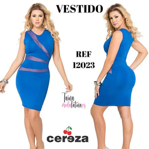 Vestido Casual Colombiano Cereza Ref. 12023 - TAINAMODALATINA.ES