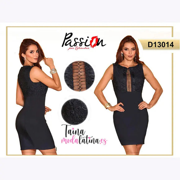 Vestido Corto de Fiesta Passion Ref. D13014 - TAINAMODALATINA.ES