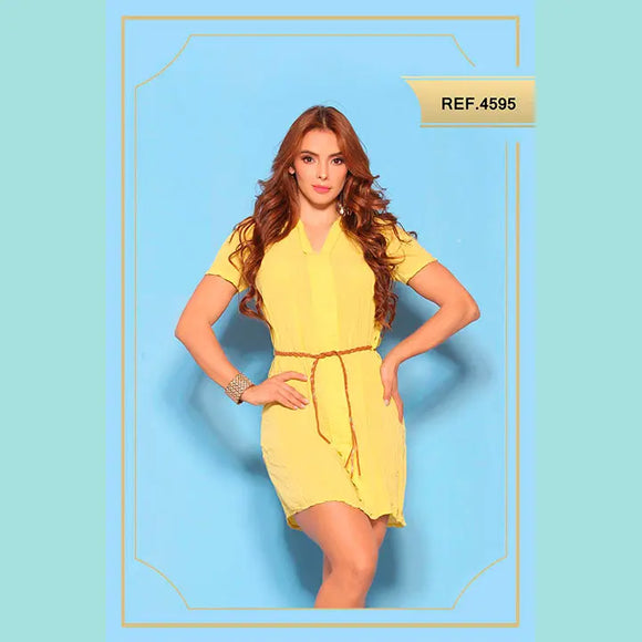Vestido Sexy Colombiano Americano Ref. 4595 - TAINAMODALATINA.ES