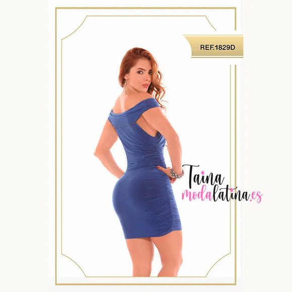 Vestido de Fiesta Colombiano 1629D - TAINAMODALATINA.ES