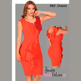 Vestido de Fiesta Colombiano D14691 - TAINAMODALATINA.ES