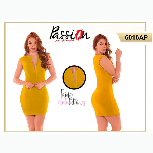 Vestido de Fiesta Corto Passion Ref. ID6016AP - TAINAMODALATINA.ES