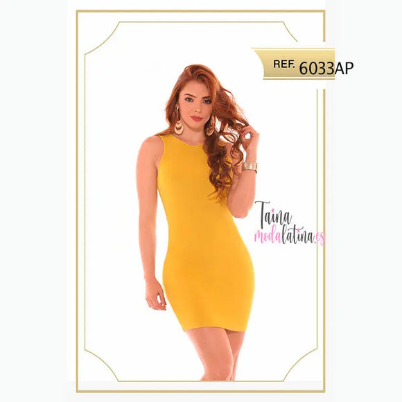 Vestido de Fiesta de Moda Colombiana Passion Ref. ID6033AP - TAINAMODALATINA.ES