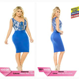 Vestido sexy de Dama Colombiano Cereza Ref. 10028 - TAINAMODALATINA.ES